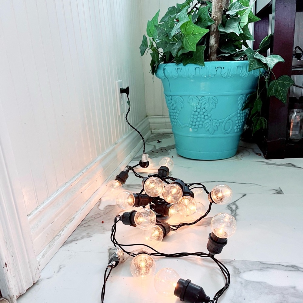 LED “Bubble Lights” for indoor / outdoor patio